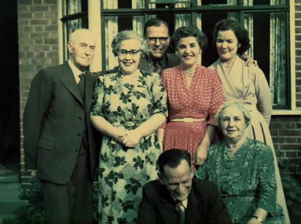Finch family in colour