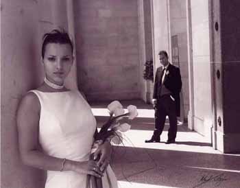 Belinda & Jon outside the Museum