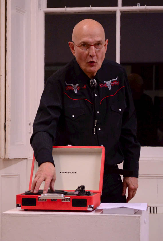 Peter Finch at the Roots of Rock launch